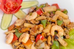 601 Тушеные морепродукты